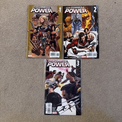 ULTIMATE POWER #1-3 Bendis Land Marvel Comics 2006 VF