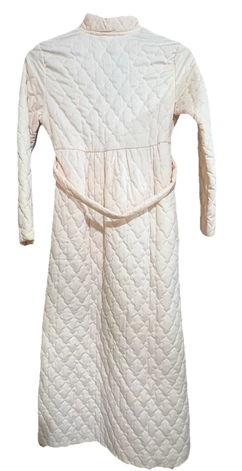 Roupão acolchoado SEARS AT HOME WEAR vintage pequeno 10-12 anos 1960 - Imagem 3 de 4