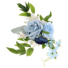 Craft Fake Flower Decoration Artificial Bouquet Cake Decorations with Rose