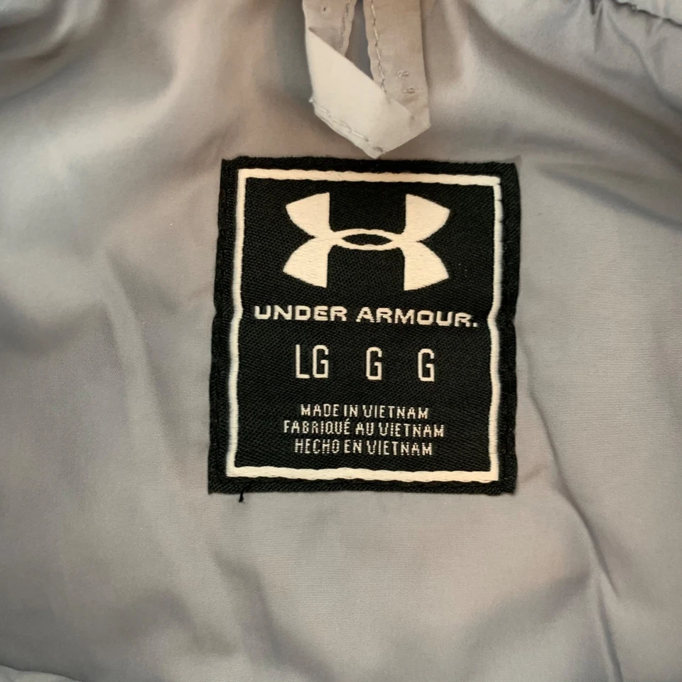 Oakland Athletics MLB Under Armour Storm Gear Quilted Full Zip Jacket Mens Large - Image 4 of 4