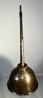 VINTAGE ''EAGLE'' U.S.A. DAUMENPUMPE ÖLKANNE ÖLER 22cm hoch.