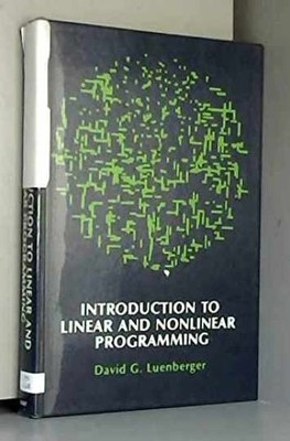 Introduction to Linear & - Hardcover, by David G. Luenberger - Very Good