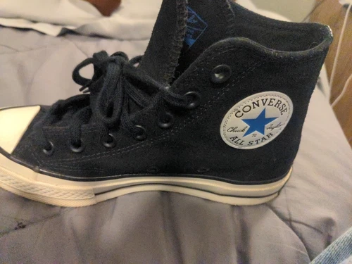 Converse Chuck Taylor 70 All Star Hi daim noir aigrette A05599C homme 4,5 rare