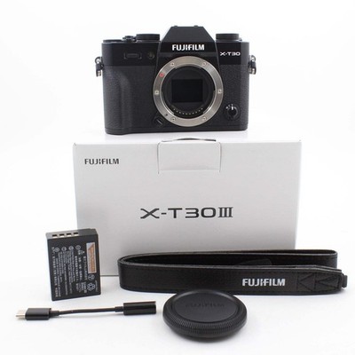 * OPEN BOX EXCELLENT * FUJIFILM X-T30 III Mirrorless Digital Camera (Black)
