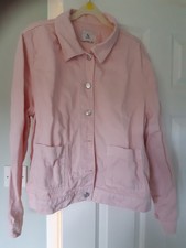TU Ladies Pink Denim Jacket Size 18
