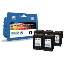 Refresh Cartridges Replacement Black CH563EE/301XL Ink Compatible With HP Printe