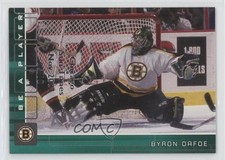 2001-02 ITG Be A Player Memorabilia 5/10 Byron Dafoe #47 1s8