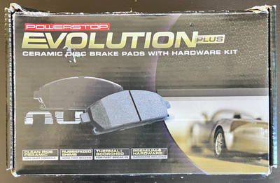 Powerstop Z17 Evolution Plus Ceramic Disc Brake Pads 17-1284 NO HARDWARE