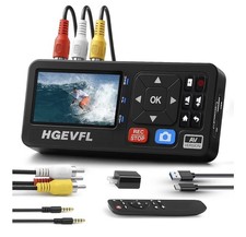 VHS to Digital Converter with 3" Display, AV HDMI Video Capture D... Fast Ship