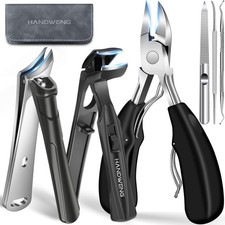 2026 Toenail Clippers for Seniors Thick Toenails, Angled Head Large Toe Nail ...