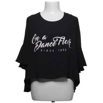 Vera & Lucy, Top, Größe: S, Schwarz, Elasthan/Polyester, Print, Damen #24A