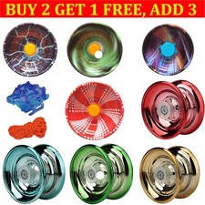 Professional Yoyo Aluminum Metal Clutch String Trick Yoyo Ball Bearing Xmas Gift