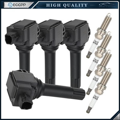ECCPP 4 For 2.0L H4 Scion FR-S BRZ Toyota 86 2015 2016 Ignition Coil Spark Plug