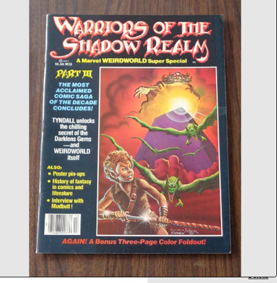MARVEL SUPER SPECIAL #13 WARRIORS OF THE SHADOW REALM III OCT 1979 US MAGAZINE^