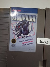 2 retro Nintendo video games NES Xenophobe &  Astyanax  wt1   26278