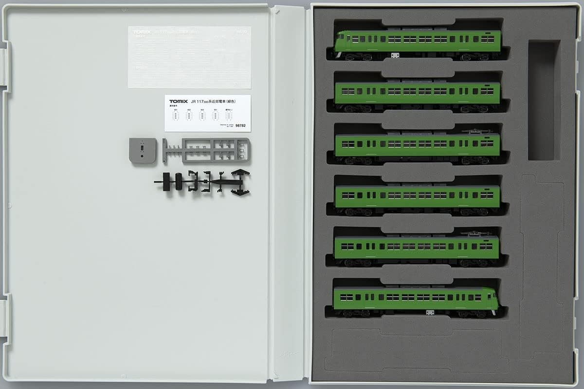 TOMIX N gauge JR 117 300series Green Color Set 98782 Model