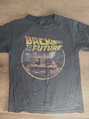 Back To The Future Black Tshirt Unisex Small