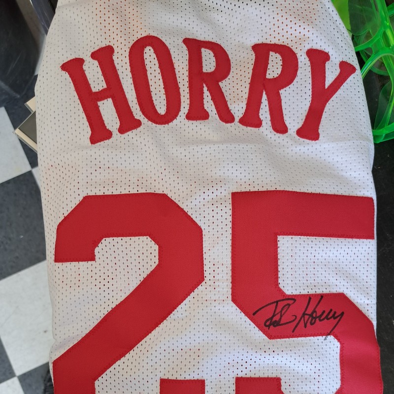 Robert Horry Signed Houston Rockets White Custom Jersey w/ Beckett COA