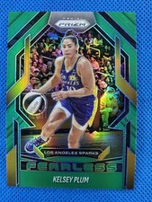 2025 #11 Kelsey Plum Panini Prizm Fearless Green Prizm Insert Sparks