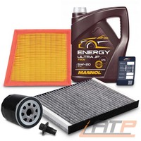 Inspektionspaket SET A + MotorÖL FÜR Ford Fiesta 6 + B-MAX 1.0 ECO-BOOST