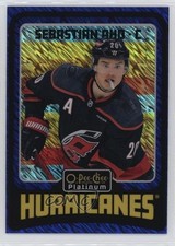 2024-25 O-Pee-Chee Platinum Retro Blue Luster 12/100 Sebastian Aho #R32 0il7
