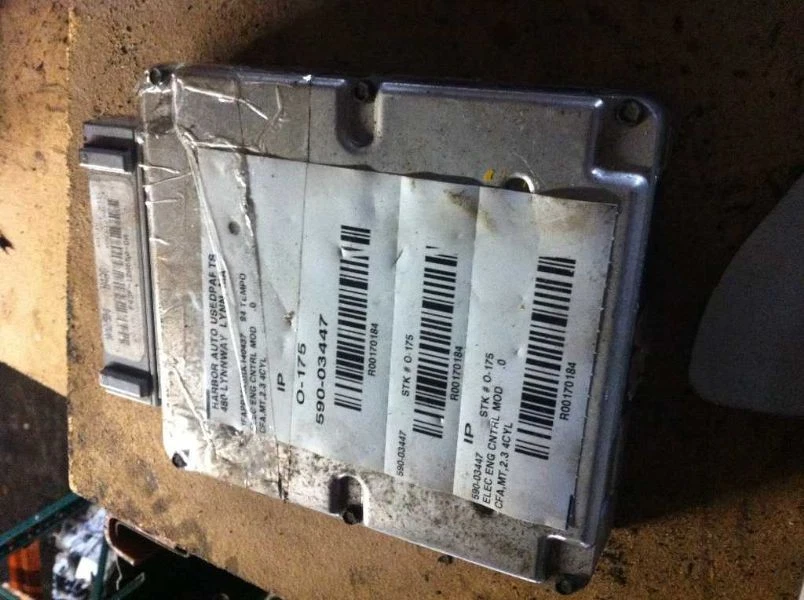 92-94 Ford Tempo Engine ECM Electronic Control Module 4-140 2.3L Manual - Image 3 of 4
