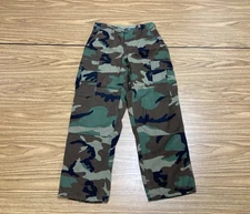 Rothco BDU Pants Men’s X Small, X Short Woodland Camo Tactical Cargo Exc Cond