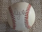 Bobby Witt Signed vntg OAL Baseball Texas Rangers Oakland A's BECKETT & STEINER