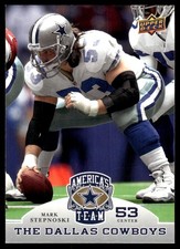 Mark Stepnoski 2009 Upper Deck America's Team #76 Cowboys NFL READ FREE SHIPPING