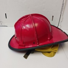 Vintage Cairns & Brother 880 Fire Firefighter Helmet Red