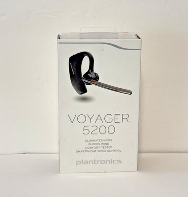 Plantronics Voyager 5200 Bluetooth Headset 203500-05 Noise Cancelling