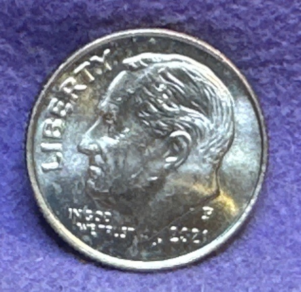 2021 P Dime Multiple Die Chip Error Rare Us Collectors Coin Off