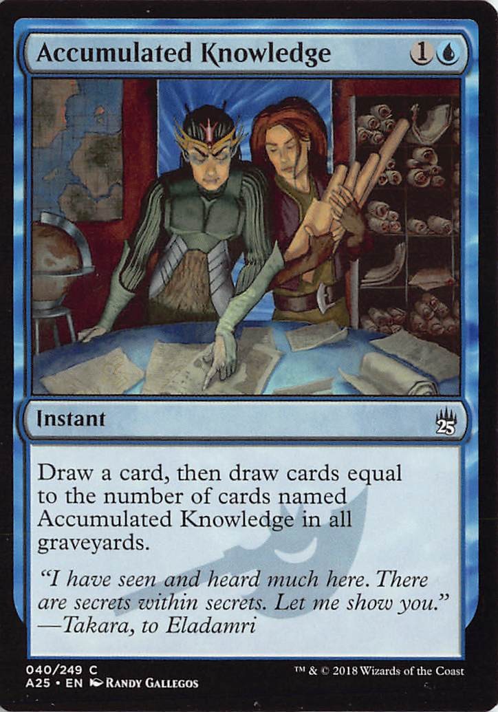 Accumulated Knowledge Masters 25 40 NM