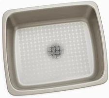 PVC Sink Mat 16"x12" Circle Design Protector for Kitchen Sink Scratch Guard