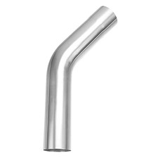 Exhaust 45 Degree Tube 3" OD, 304 Stainless Steel Exhaust Pipe Mandrel Bend,