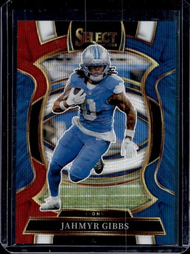 2025 Panini Select Jahmyr Gibbs Concourse Tri-Color Prizm #/399 Lions