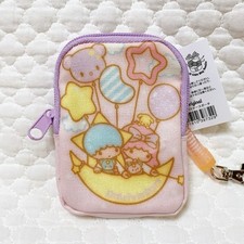 Sanrio Little Twin Stars Kiki Lala Pass Case Pouch Retro Vintage Tagged New