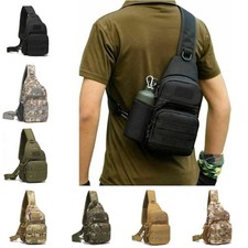 Men Small Chest Bag Pack Travel Sport Shoulder Sling Backpack Cross Body Outdoor