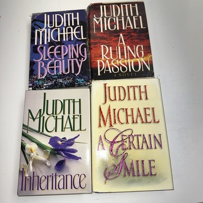 Judith Michael Lot of 4 Romance HC/DJ Sleeping, Beauty, Inheritance, ++