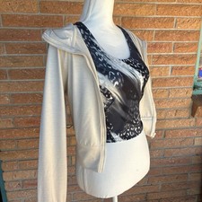 NWT 2pc Workout Hooded Jacket Sports Bra Set W Small Gym Moisture Wicking Yoga