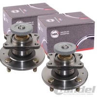 2X A.B.S. Radlager/Radnabe Mit ABS-RING Hinten Passend FüR Hyundai Sonata KIA MA