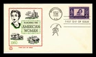 Dr Jim Stamps 4c American Woman 1960 First Day Cover Tri Color Cachet