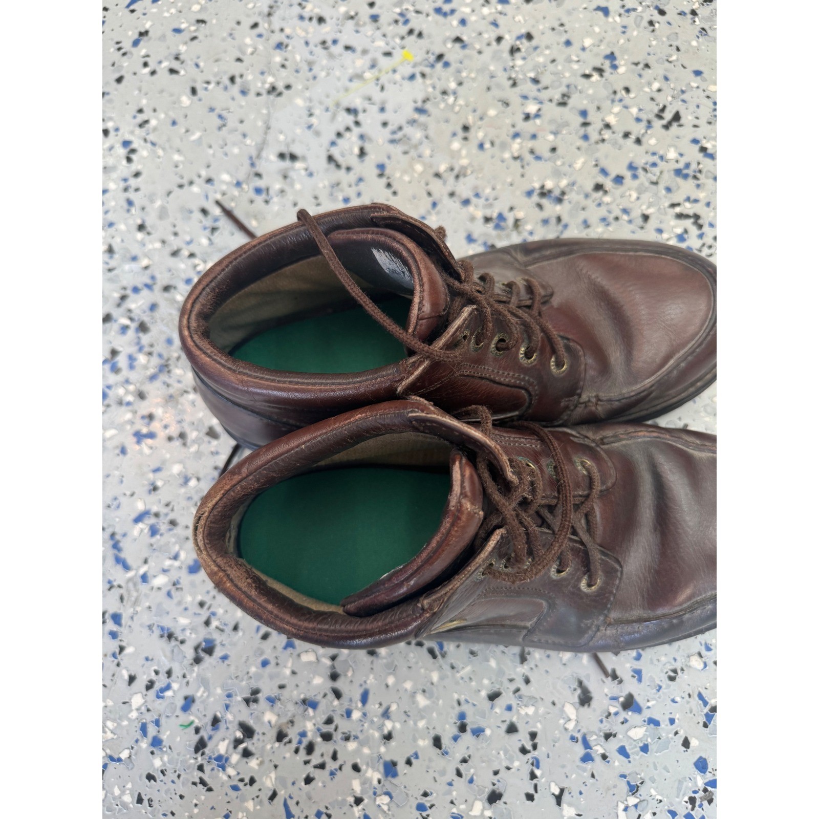 SAOLA Stivaletti uomo Cabela's in pelle suola vibram marrone stringati casual 8