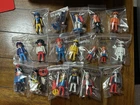 Vintage Playmobil Figure Lot #1 - pirates, racing, medieval, etc 18 pcs