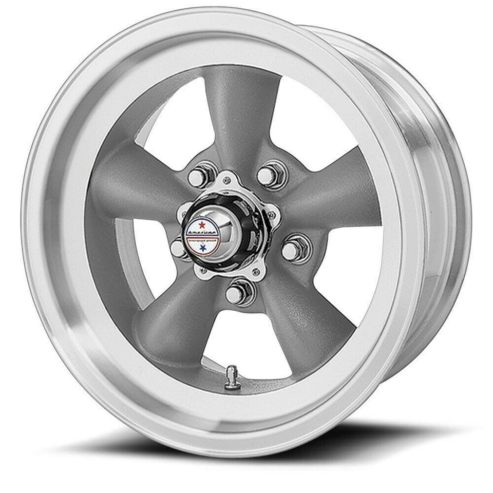 Set 4 American Racing Vintage VN105 Torq Thrust D 15x6 5x4.75 Gray ...