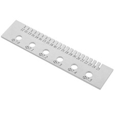 Piano String Gauge: Metal Piano Music Wire Gauge String Measurer Ruler Tuning