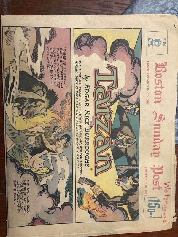 Boston Sunday Funny Pages 1951