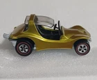 🤩 NICE! 1969 Hot Wheels SAND CRAB, Yellow Limish OG Redline, NEAR MINT! L👀K