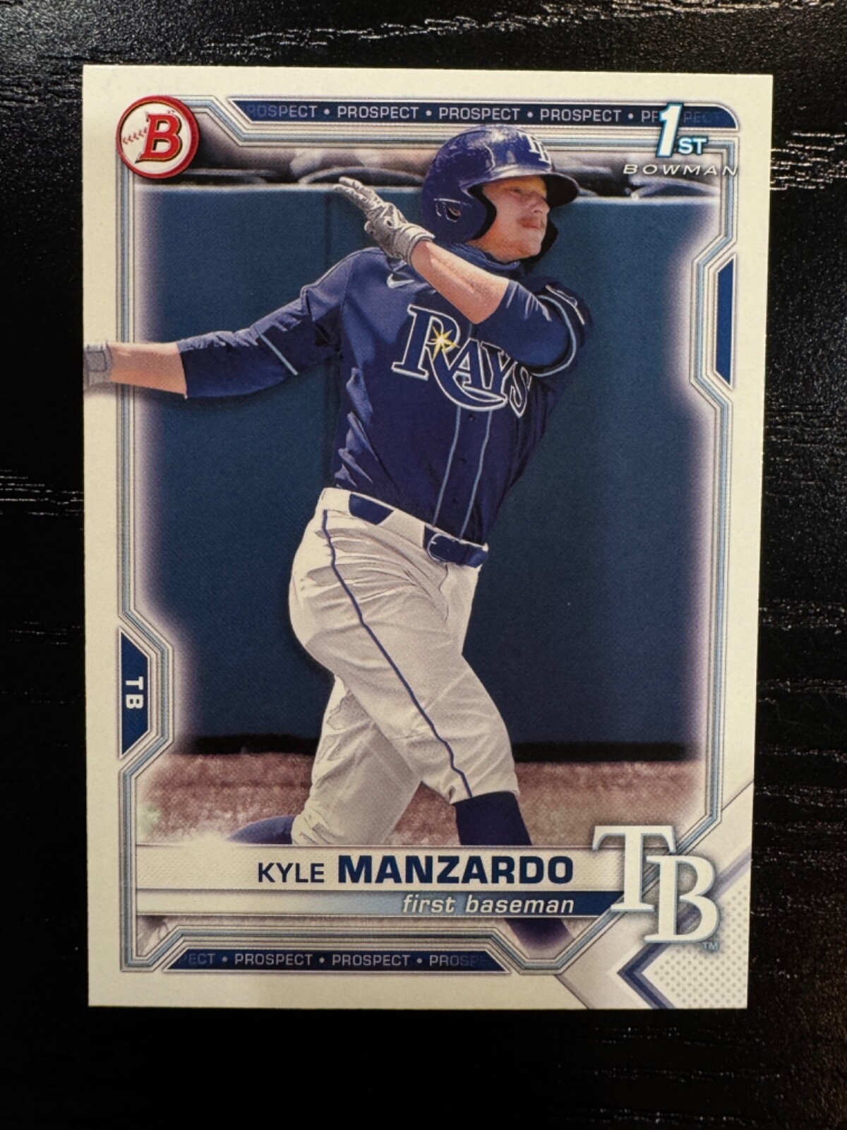 2021 Bowman Draft #BD-191 - Kyle Manzardo - 1st Bowman - Rays/Guardians