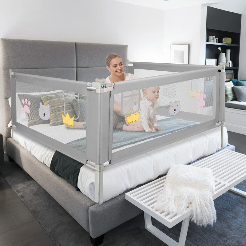 MARKENLOS 150/180/200cm Bettgitter Bett Standard Bett Rausfallschutz Bettschutzgitter